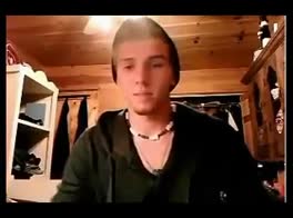 young guy masturbates